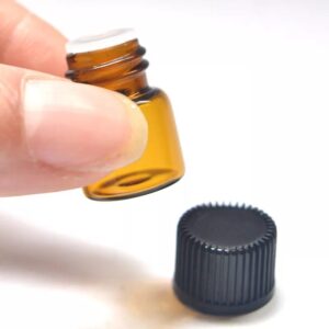 frasco vidro âmbar 1ml